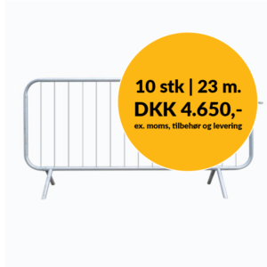 Mobilhegn - billigt hegn til afspærring. PIT HEGN